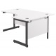 Olton Single Cantilever Corner Office Desk